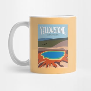 Grand Prismatic Spring, Yellowstone National Park, Wyoming, USA Mug